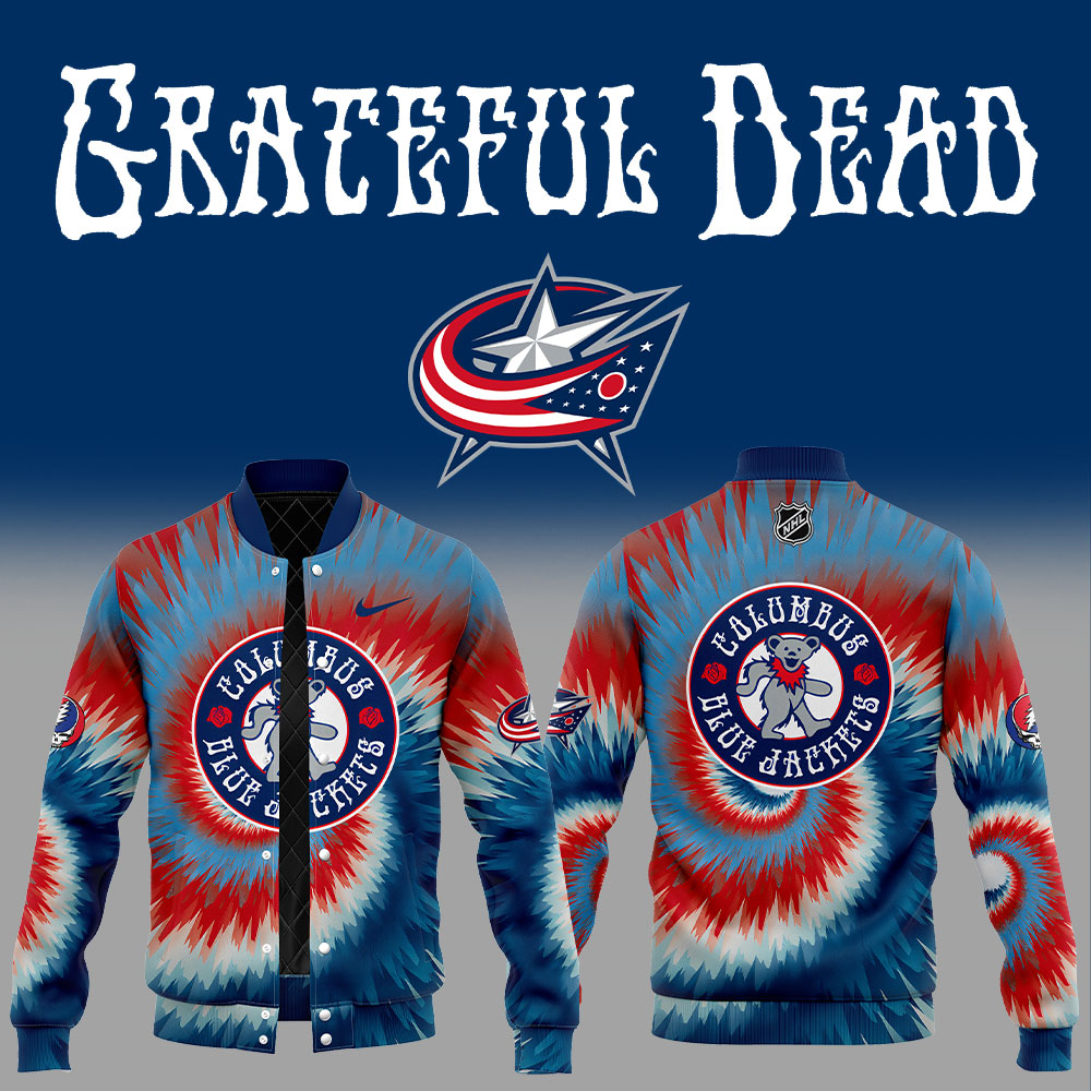 Columbus Blue Jackets Grateful Dead Night Jacket