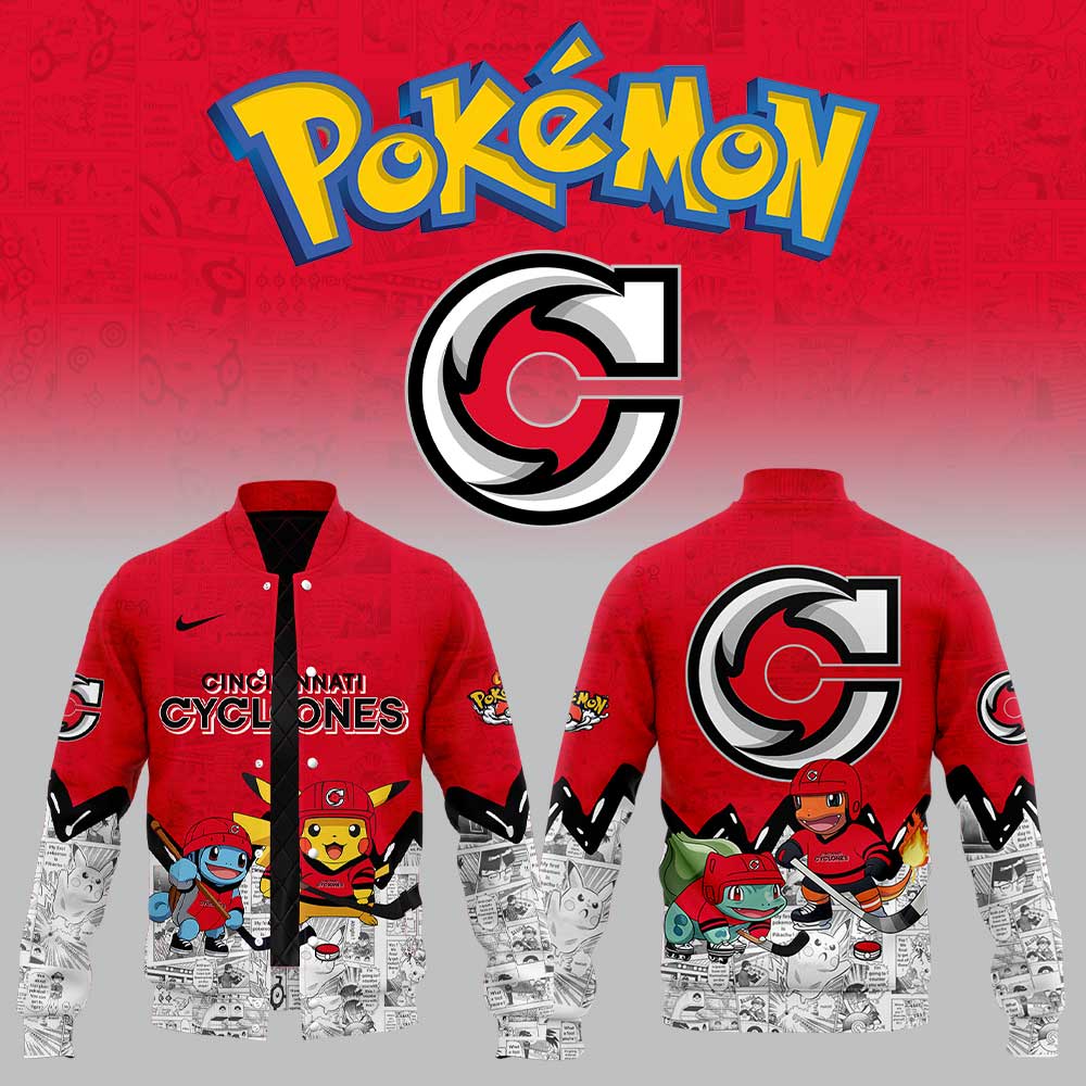 Cincinnati Cyclones X Pok?Mon New Jacket