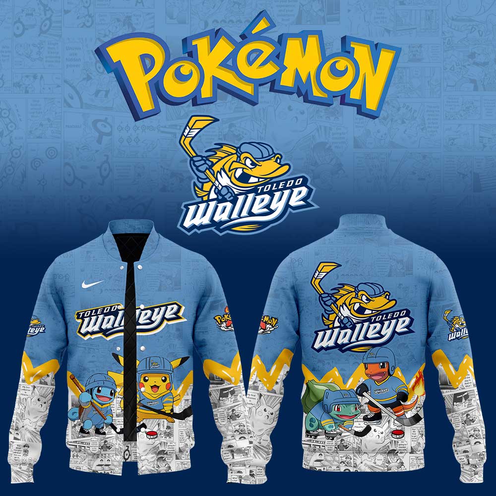 Toledo Walleye X Pokemon New Jacket