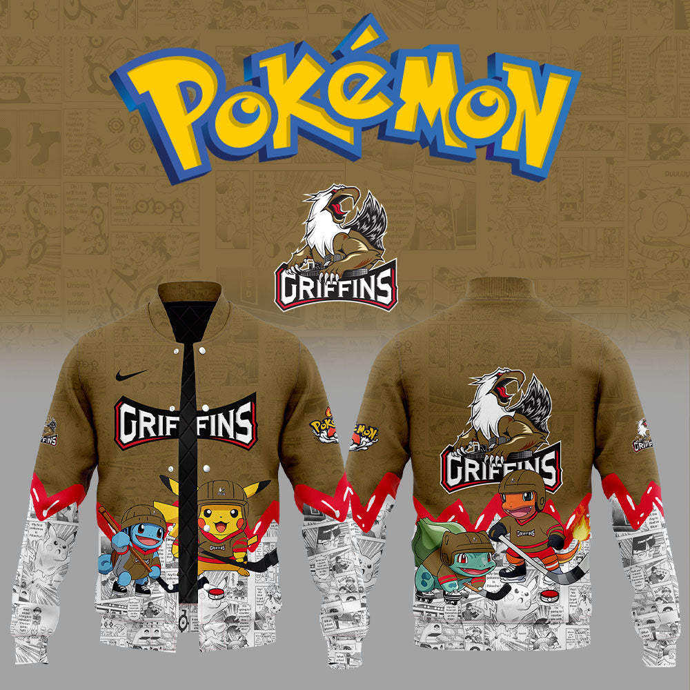 Grand Rapids Griffins X Pok?Mon New Jacket