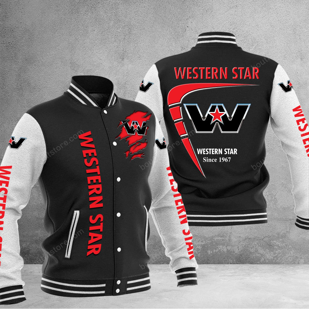 Western Star Baseball Jacket Gift For Fan 0185