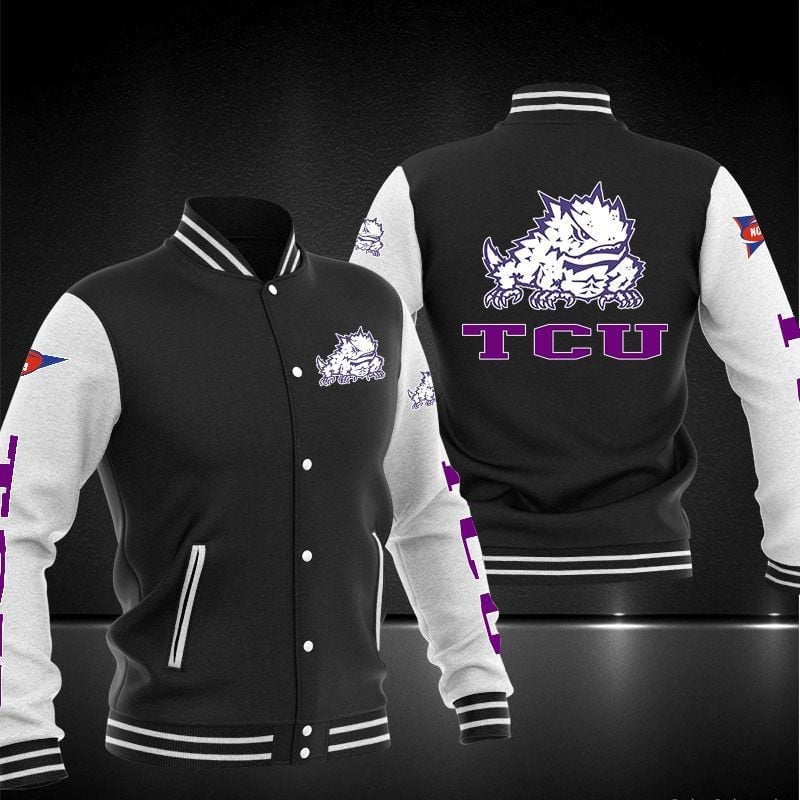 Tcu Horned Frogs Ncaa Baseball Varsity Jacket Full Color