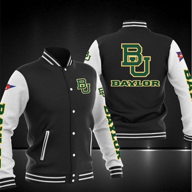 Baylor Bears Logo Ncaa Baseball Varsity Jacket Full Color