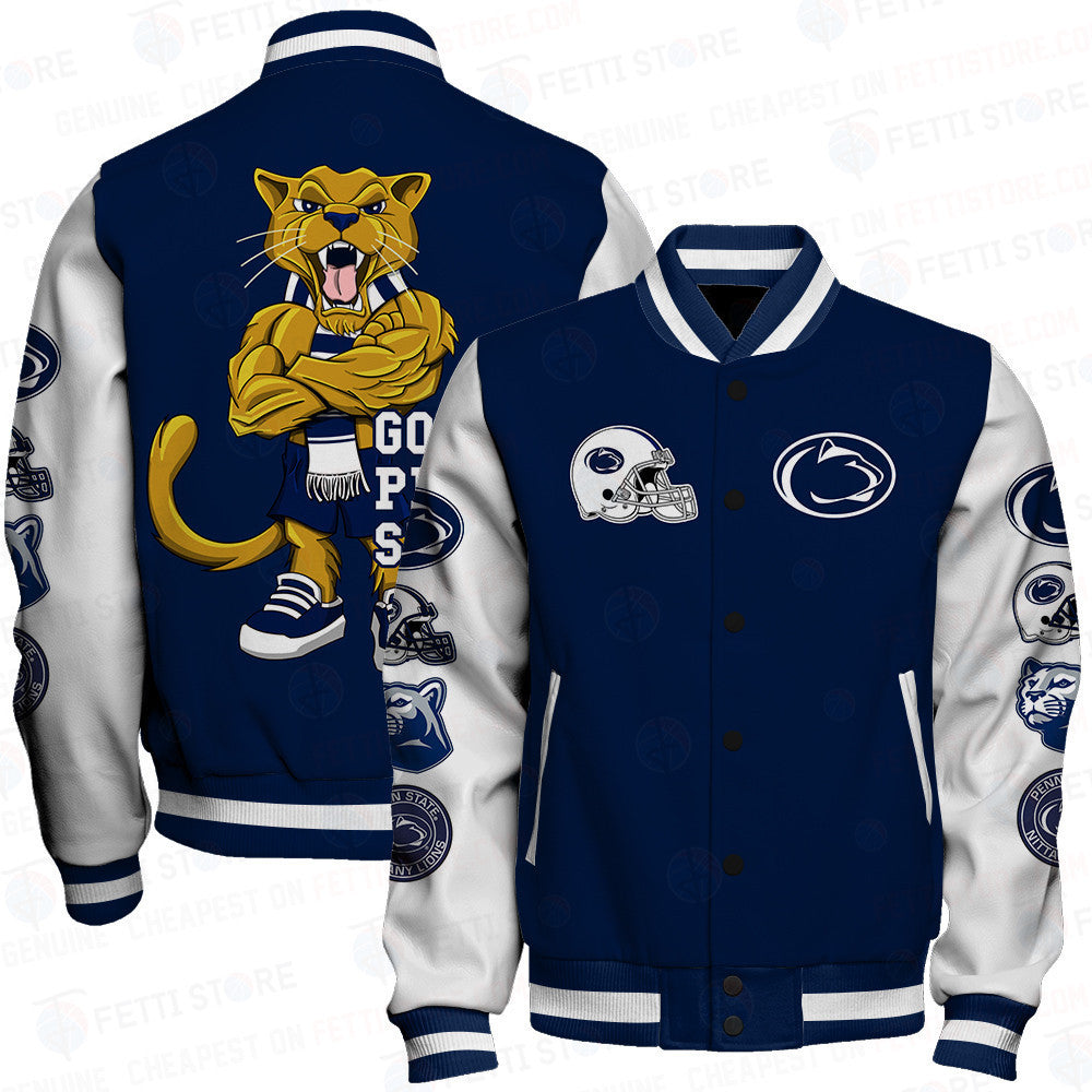 Penn State Nittany Lions Ncaa Football Varsity Jacket Stm