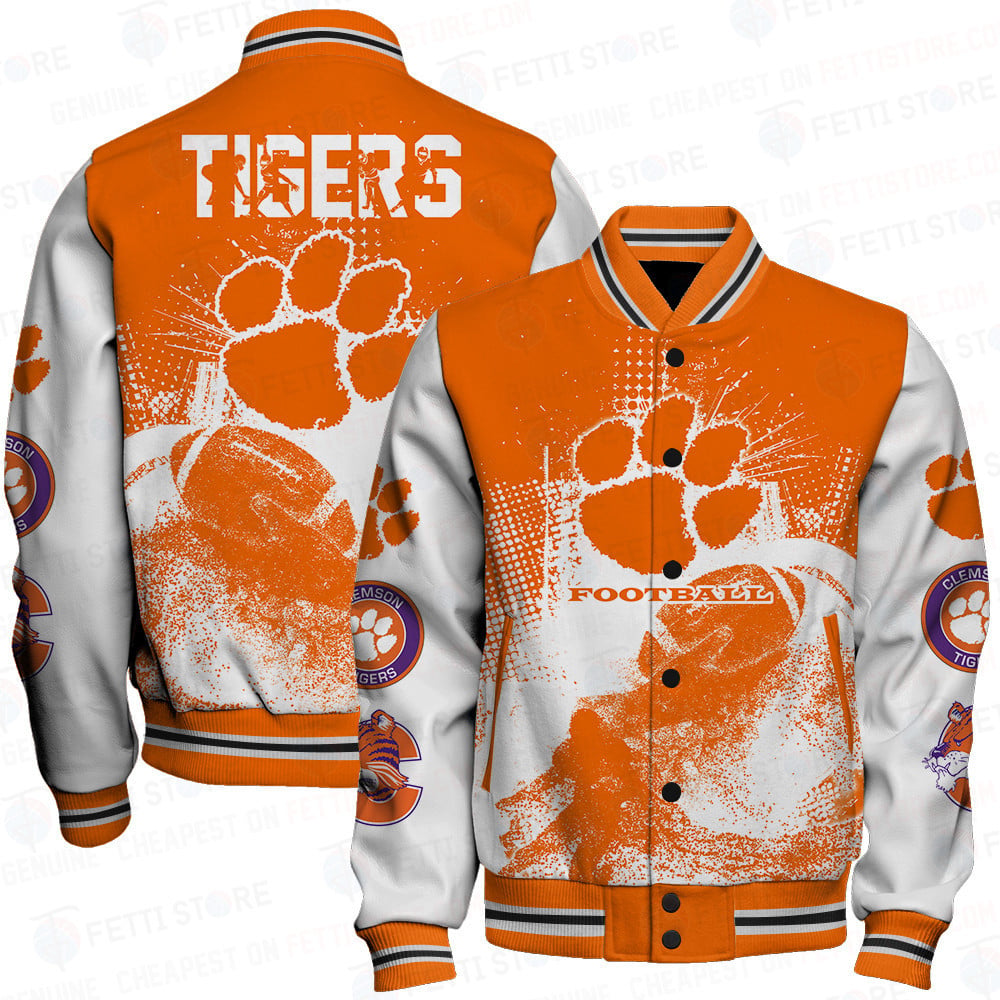 Clemson Tigers Ncaa Division I Football Varsity Jacket Sh1 V1