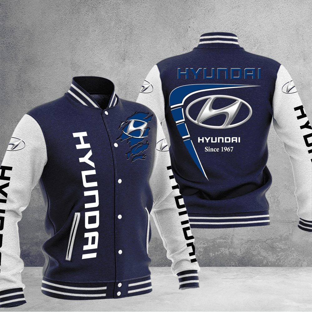 Hyundai Baseball Varsity Jacket Full Color