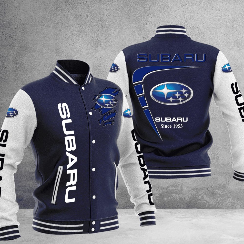 Subaru Baseball Varsity Jacket Full Color