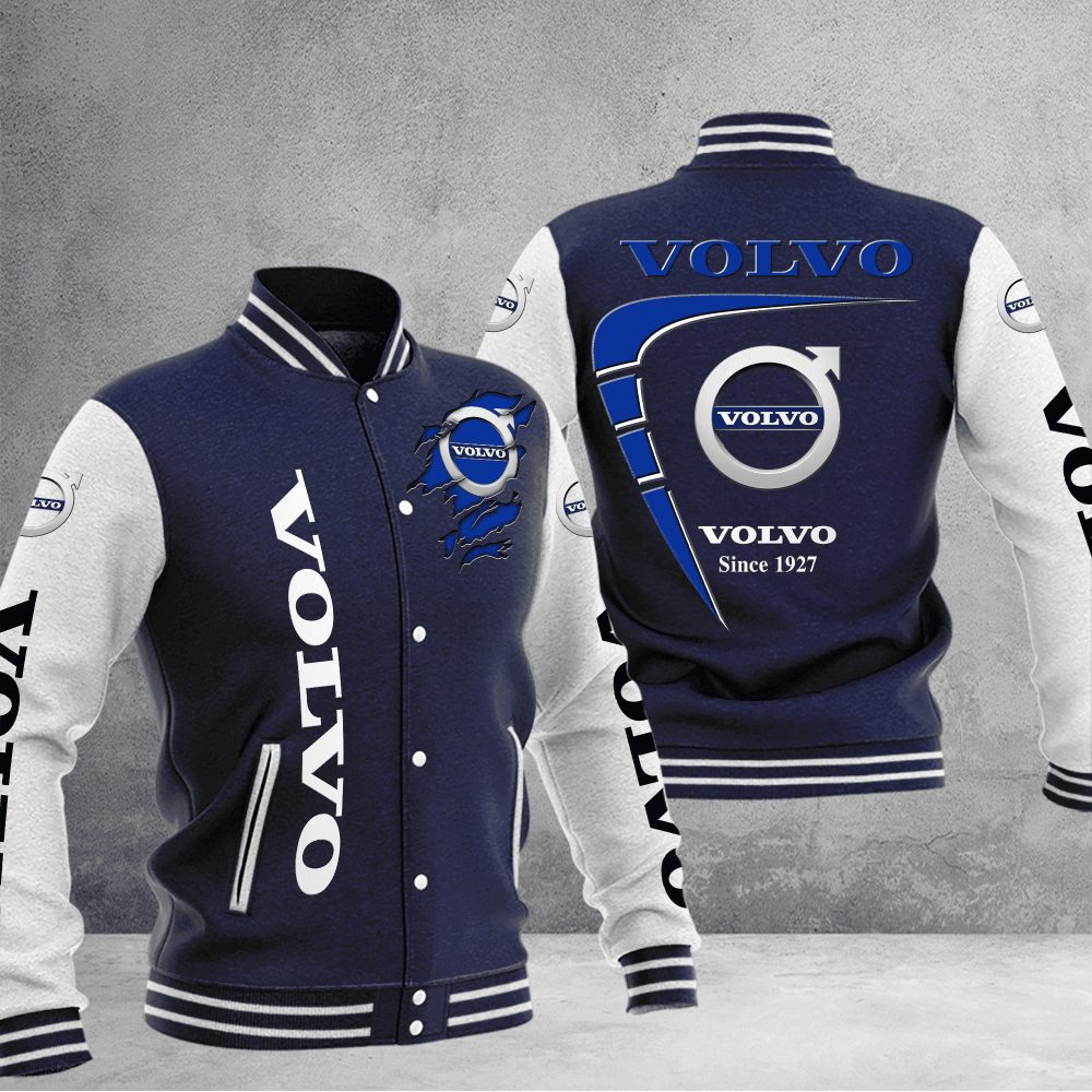Volvo Baseball Varsity Jacket Full Color