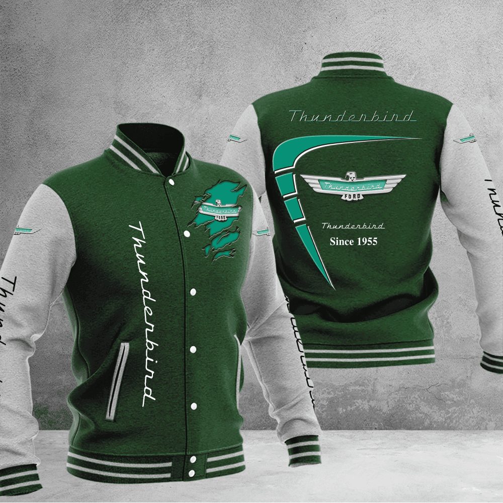 Thunderbird Baseball Varsity Jacket Full Color