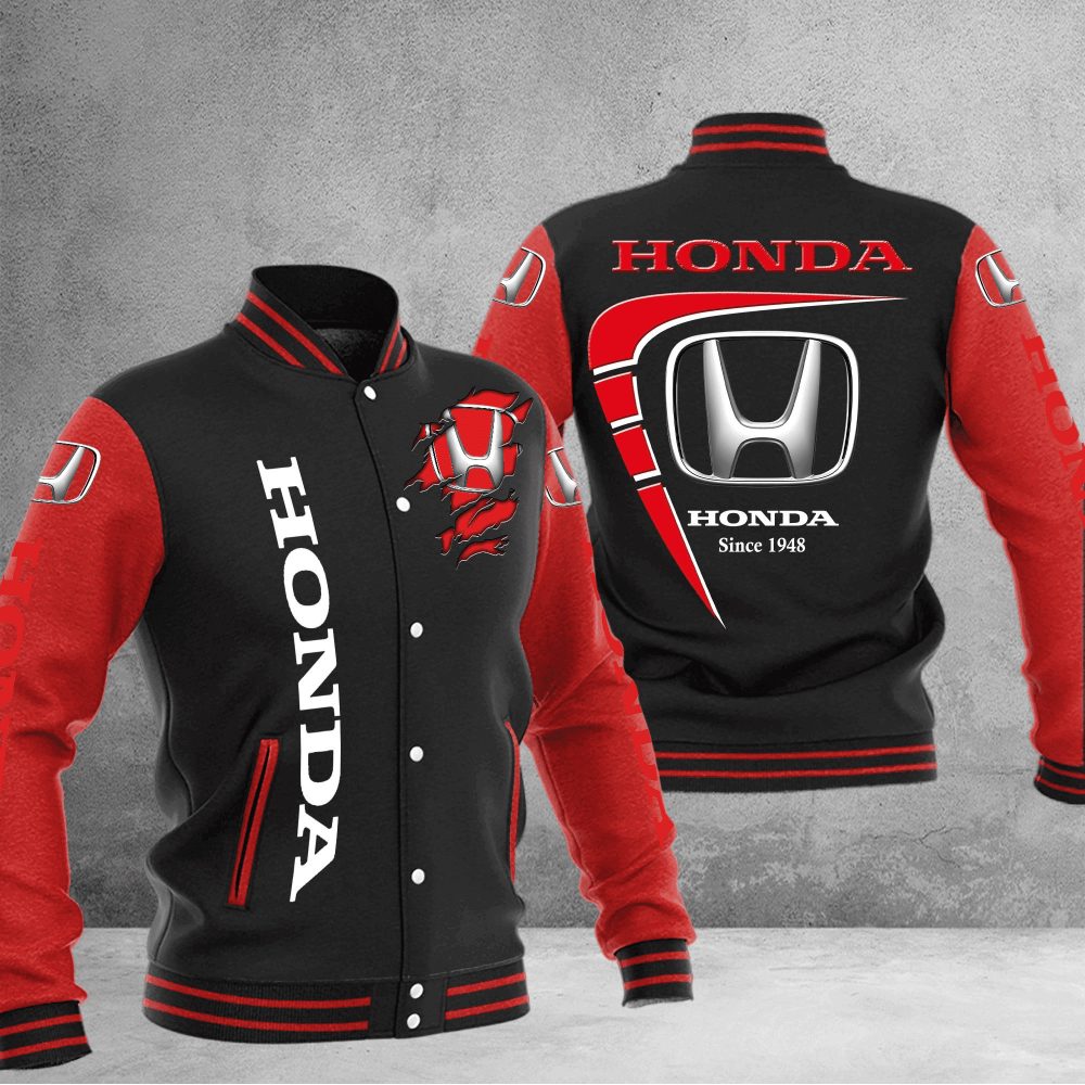 Honda Baseball Varsity Jacket Full Color