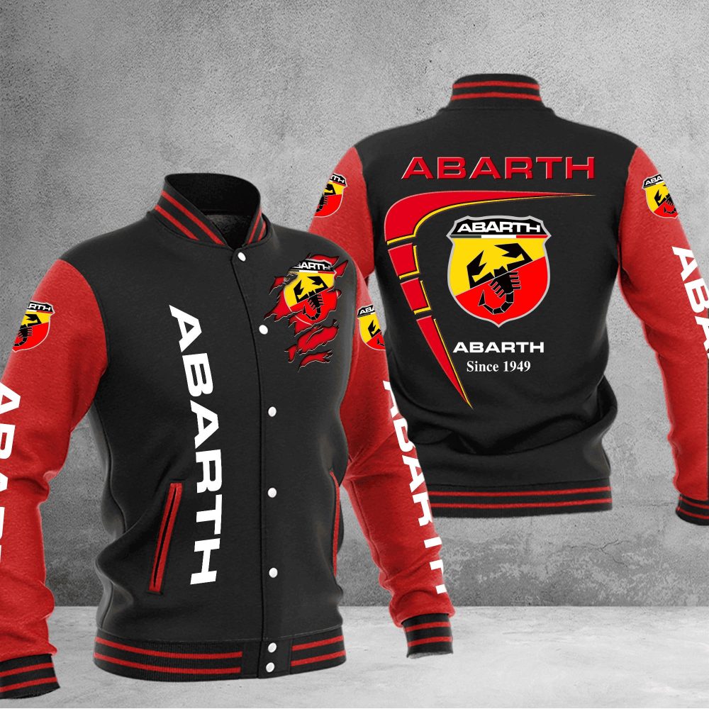 Abarth Baseball Varsity Jacket Full Color
