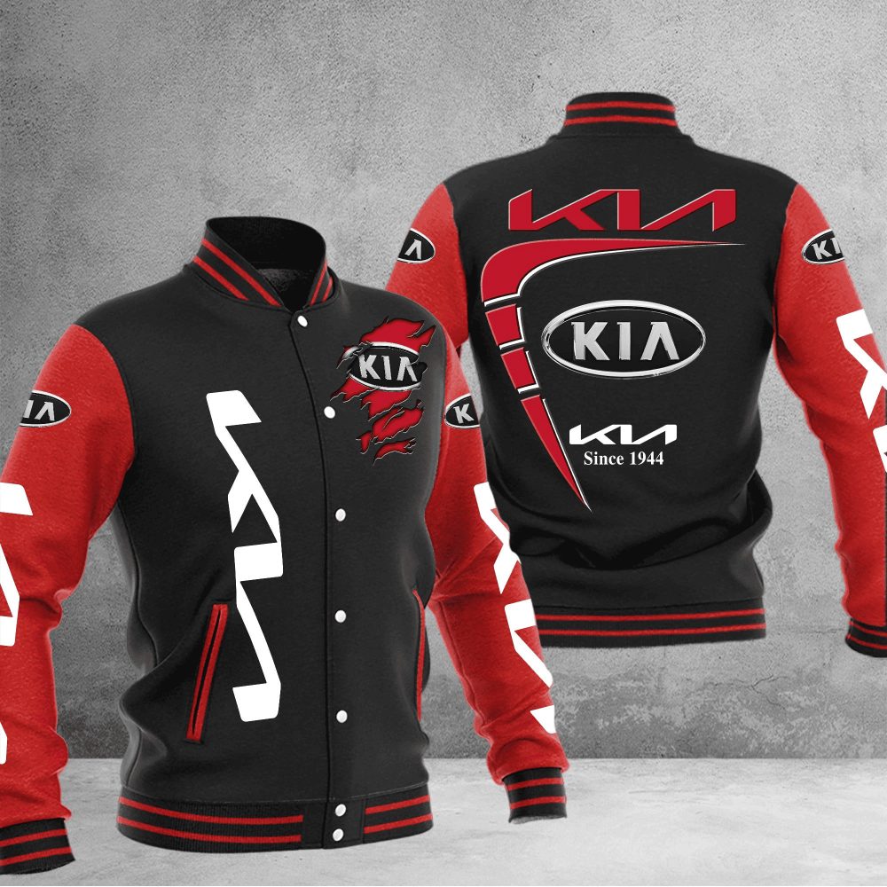 Kia Baseball Varsity Jacket Full Color