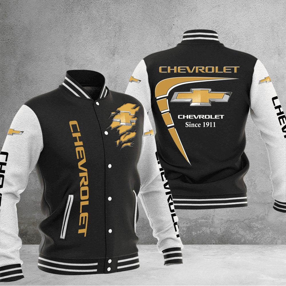 Chevrolet Baseball Varsity Jacket Full Color