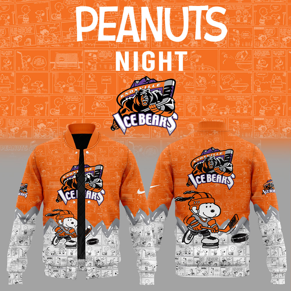 Knoxville Ice Bears Anniversary Of Peanuts Jacket