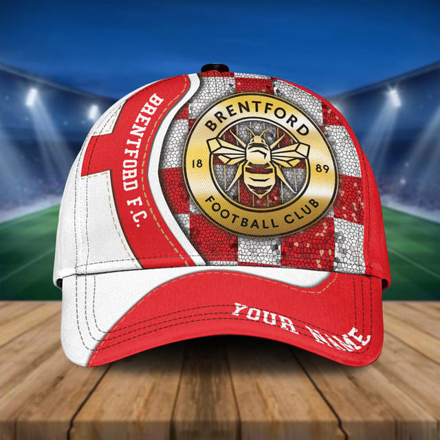 Brentford Fc Cap - Stylish Mosaic Design, Perfect Gift For Fans!