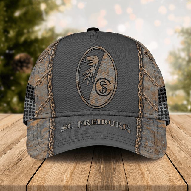 Vintage Sc Freiburg Cap – Stylish Mesh Trucker Hat With Distressed Design
