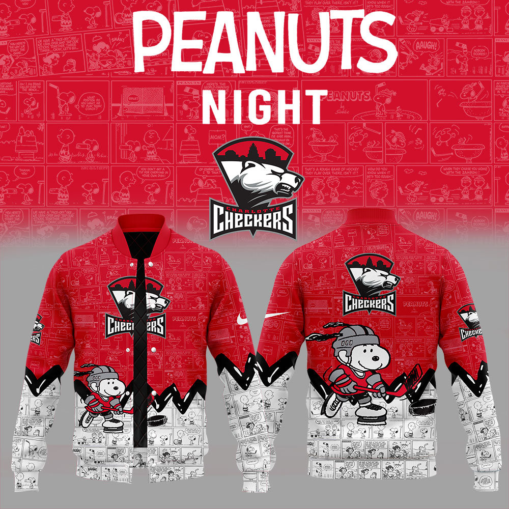 Charlotte Checkers 75Th Anniversary Of Peanuts Jacket
