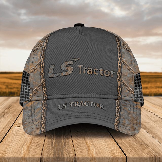 Ls Tractor Distressed Mesh Cap – Stylish Outdoor Headwear For Farm Enthusiasts