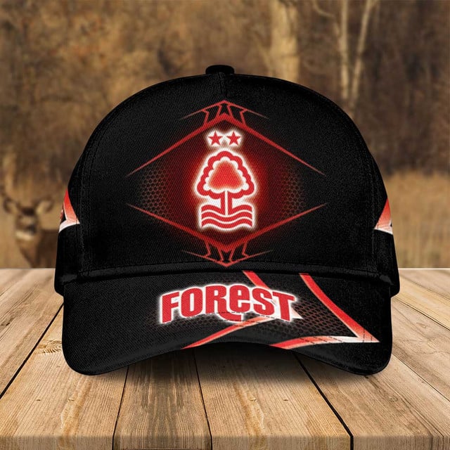 Stylish Forest Cap - Premium Black &amp; Red Design For Outdoor Enthusiasts