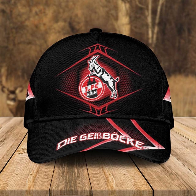 Stylish 1. Fc Köln Fan Cap - Die Geißböcke Logo Hat For Supporters