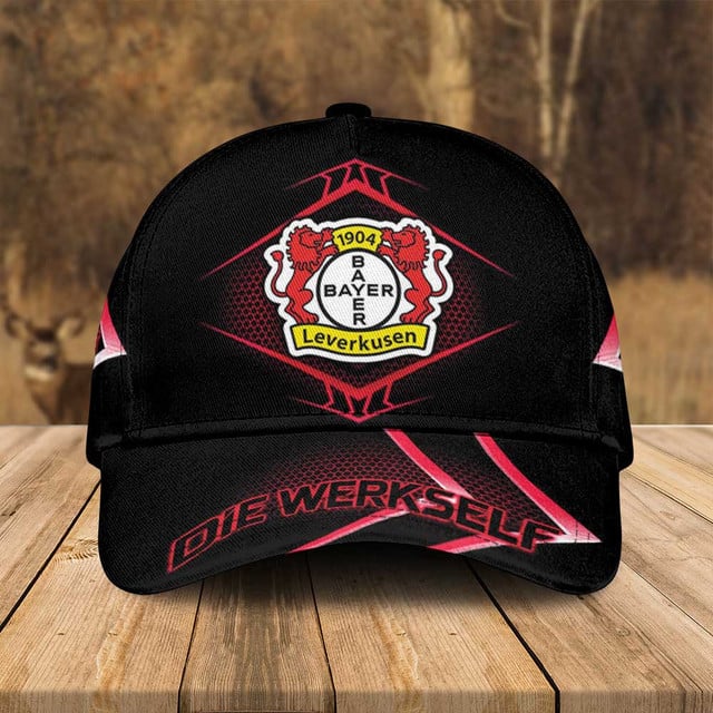 Official Bayer Leverkusen Cap - Stylish Black &amp; Red Design For Fans
