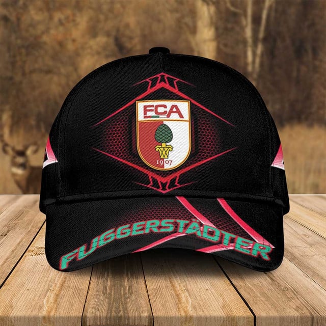 Stylish Fca Logo Cap - Perfect For Fans , Limited Edition Black &amp; Red Hat