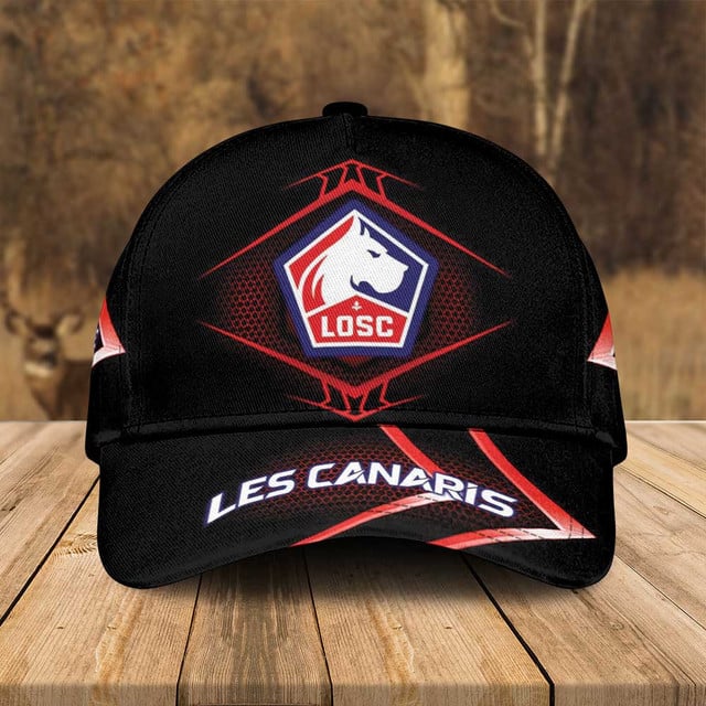 Exclusive Losc Les Canaris Cap - Stylish Black Adjustable Baseball Hat For Fans