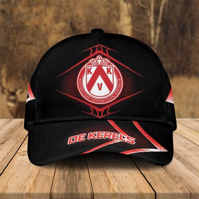 Stylish Black Kvk De Kerels Cap - Perfect For Football Fans!