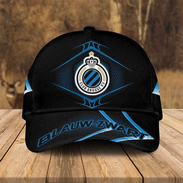 Club Brugge Fan Cap – Stylish Black &amp; Blue Embroidered Hat For Supporters