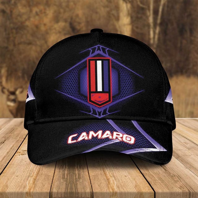 Stylish Camaro Logo Cap - Premium Black Baseball Hat For Car Enthusiasts