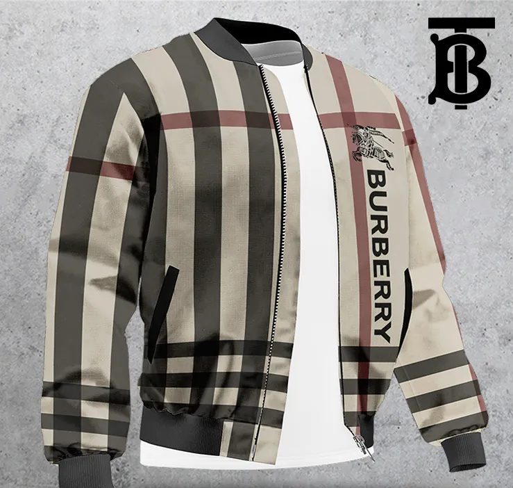 Limited Edition Burrberry Bomber Jacket Hot Trend Lux-Jk-00Xtuocyhd