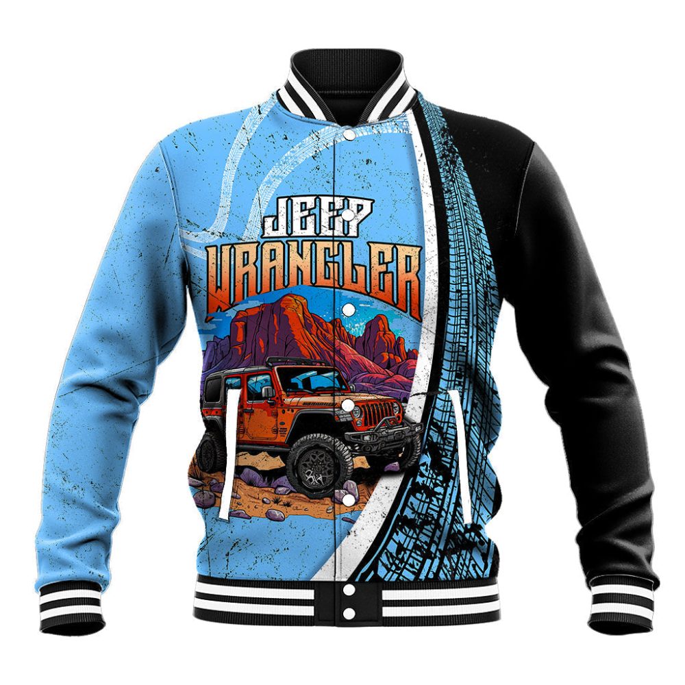 Jeep Wrangler When In Doubt Mud It Out Baseball Jacket Ts07