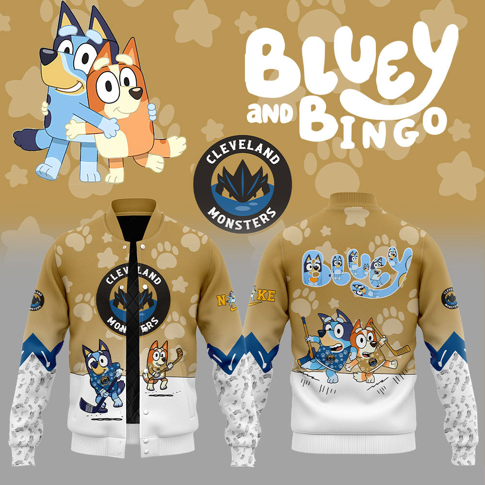 Cleveland Monsters Bluey And Bingo Jacket