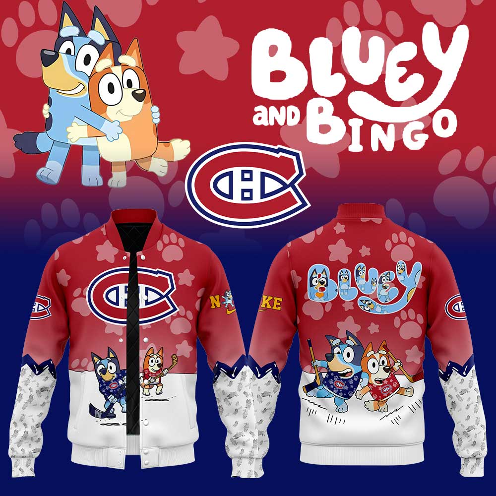 Montreal Canadiens Bluey And Bingo Jacket
