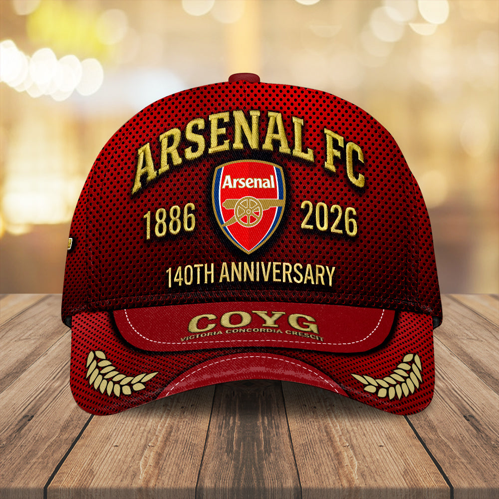 Arsenal Fc 140Th Anniversary Classic Cap
