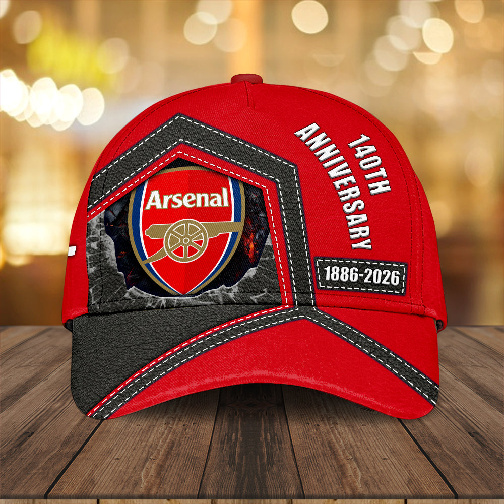 Arsenal Fc 140Th Anniversary Classic Cap