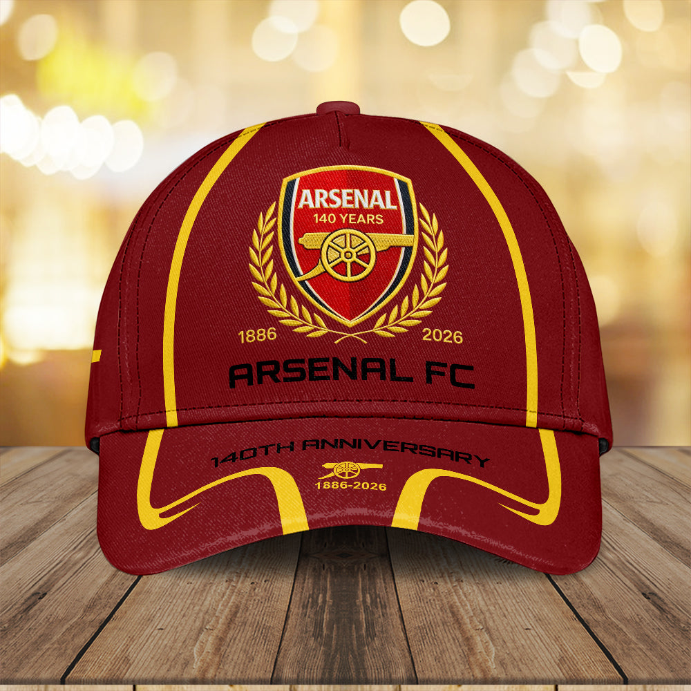 Arsenal Fc 140Th Anniversary Classic Cap
