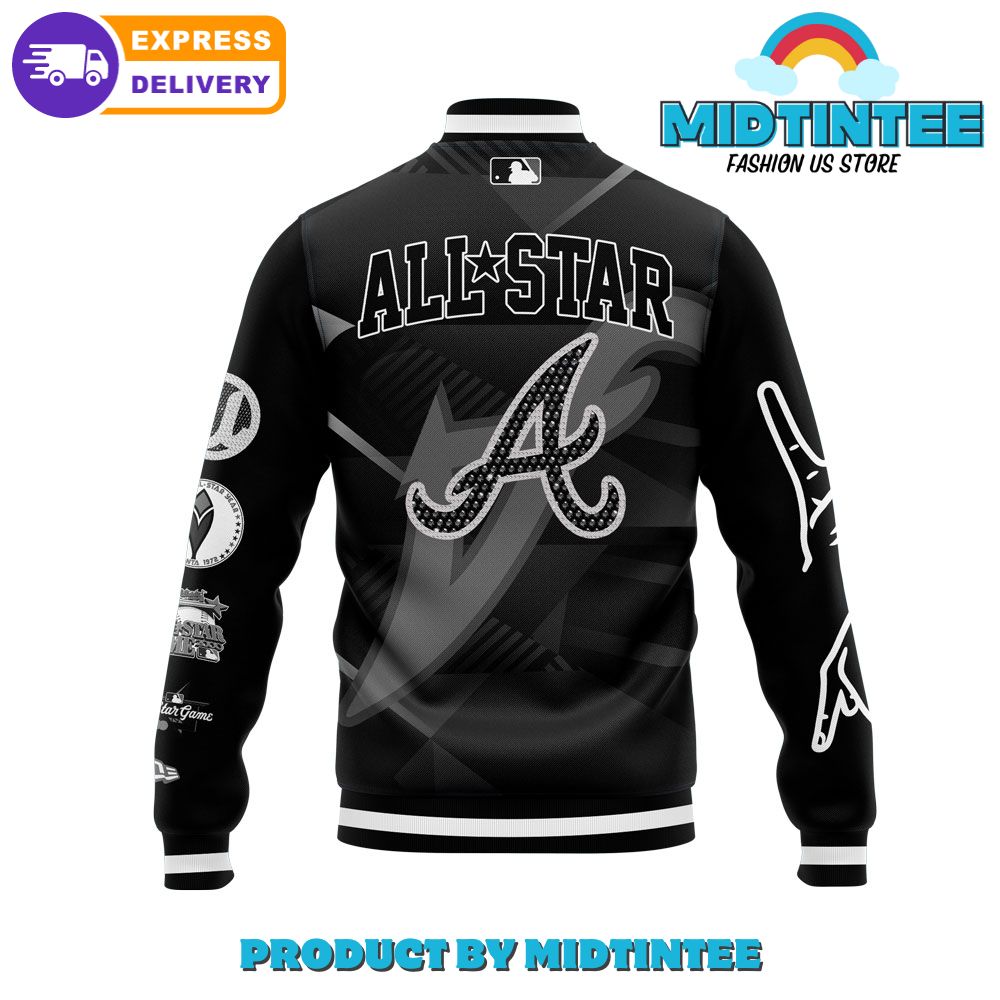 Stylish All-Star Black Varsity Jacket – Limited Edition, Fast Shipping! Perfect For Sports Fans