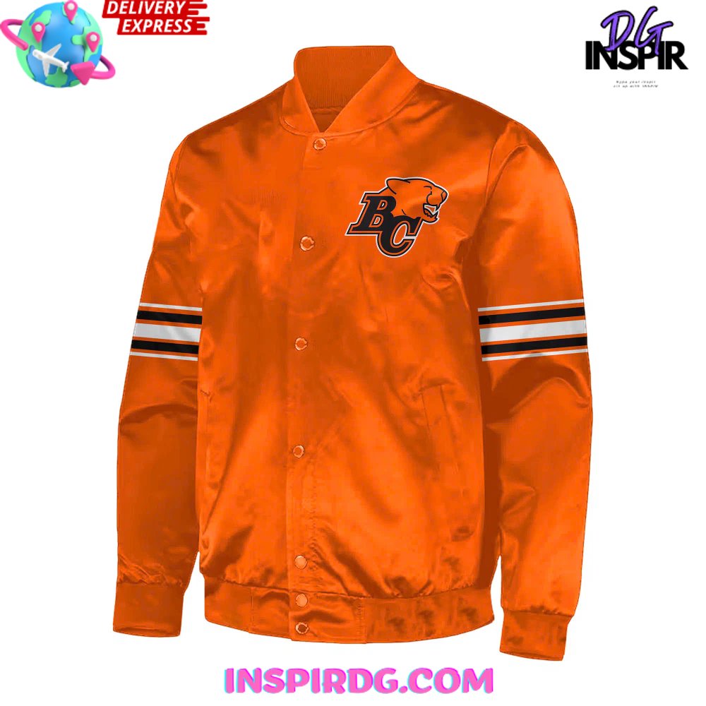Bc Lions Official 2024 Baseball Jacket