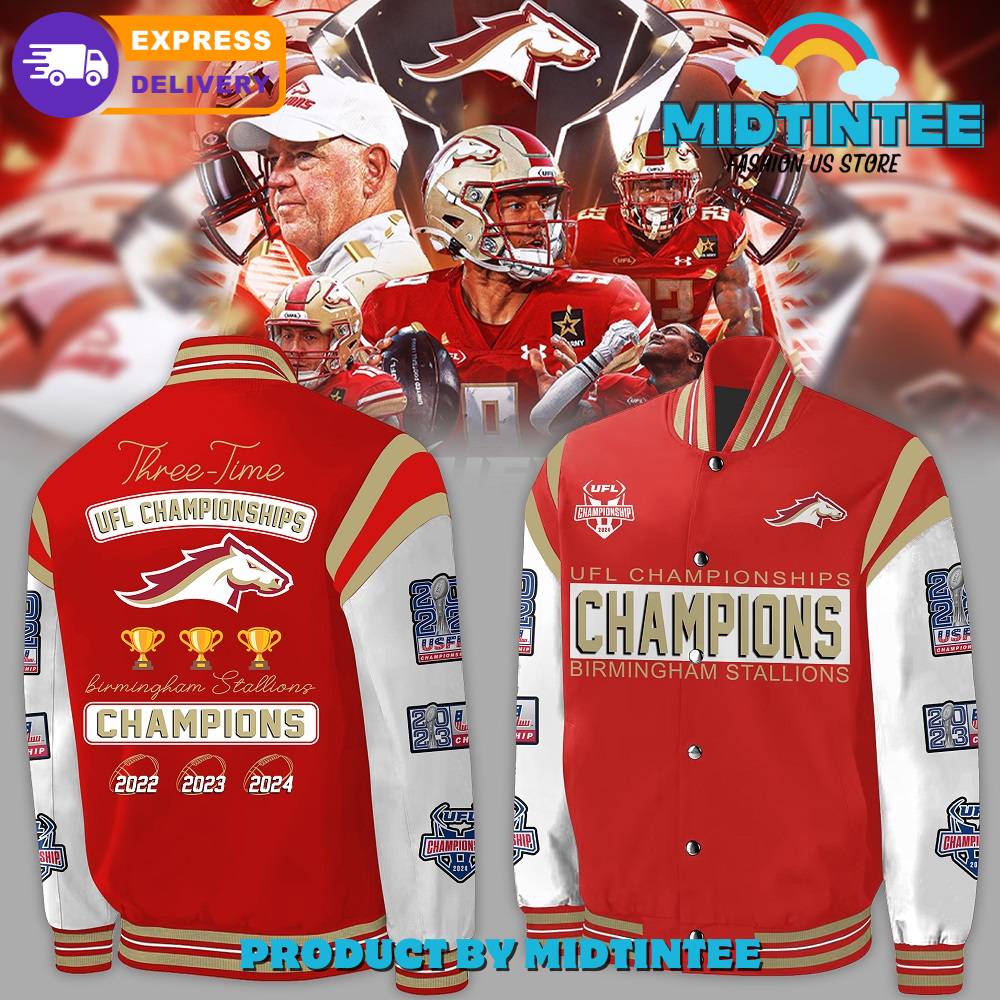 Three-Time Ufl Champs Birmingham Stallions Jacket – Limited Edition Varsity Style