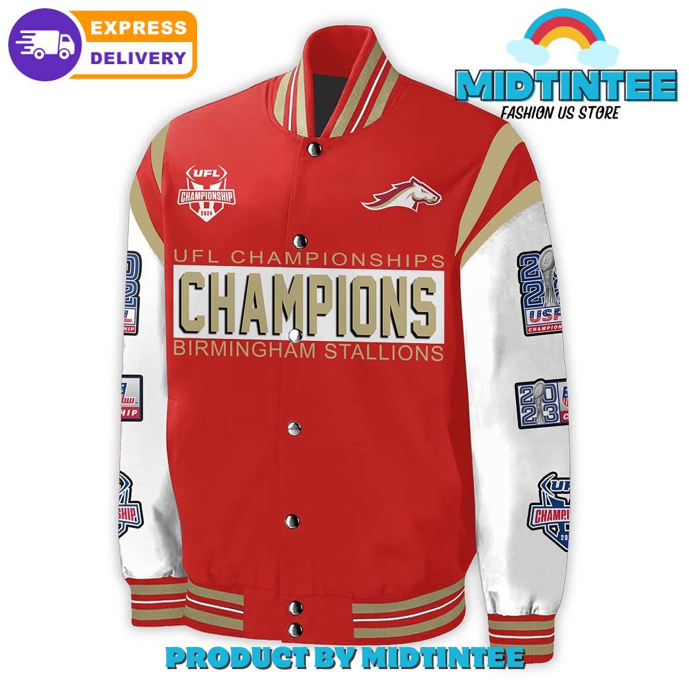 Three-Time Ufl Champs Birmingham Stallions Jacket – Limited Edition Varsity Style