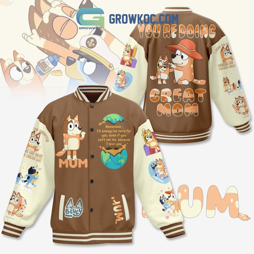 Stylish Cartoon Mom Varsity Jacket - Perfect Gift For Great Moms, Cozy &amp; Fun Design!