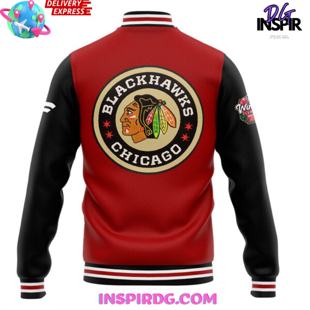 Chicago Blackhawks Nhl Winter Classic 2025 Red Jacket