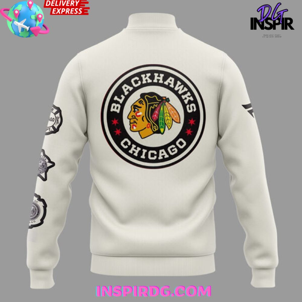 Chicago Blackhawks Winter Classic 2025 Varsity Jacket