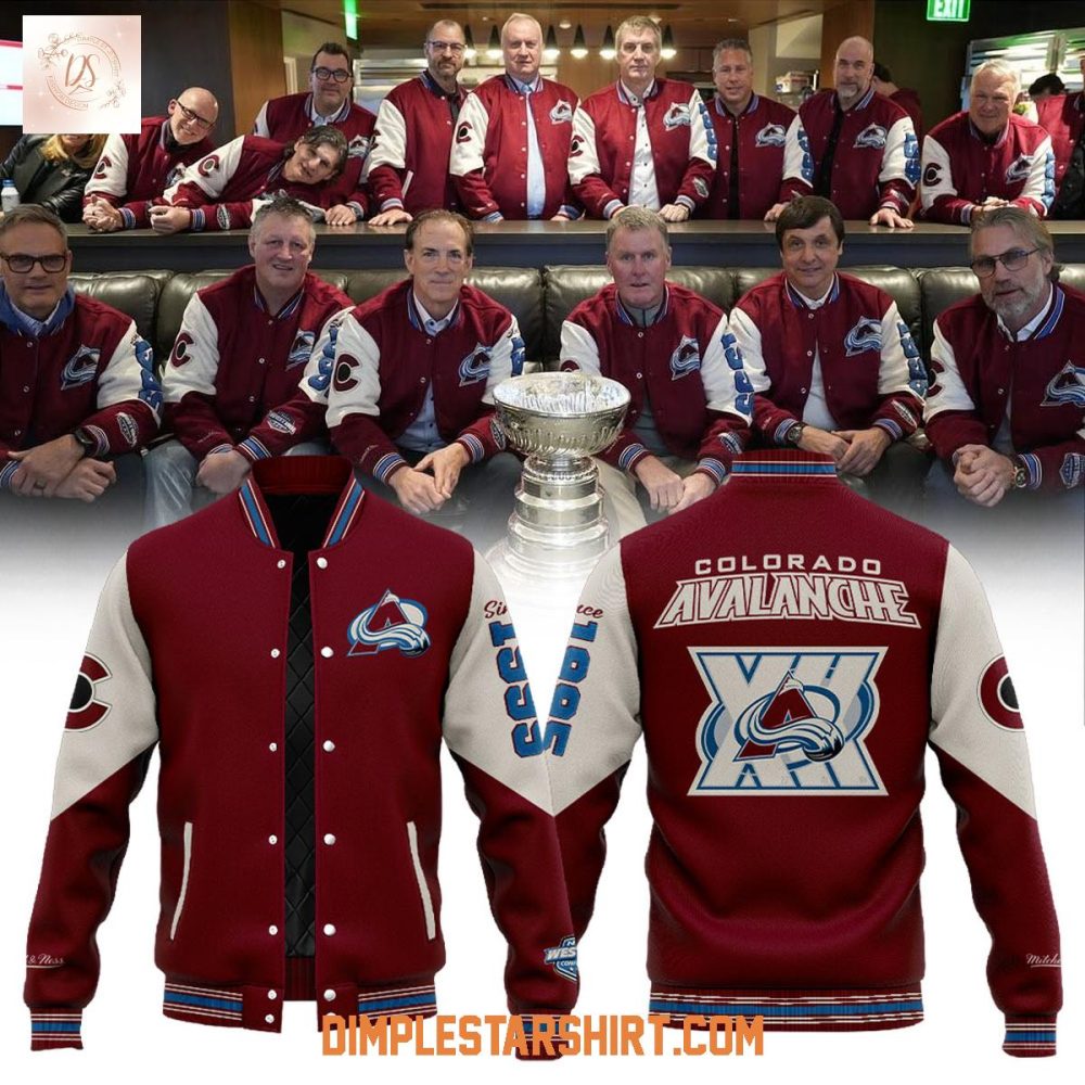 Colorado Avalanche 30Th Anniversary Baseball Jacket