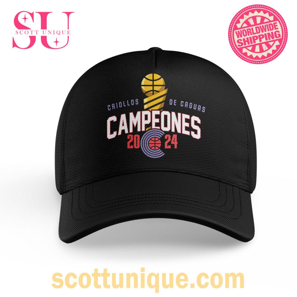 Criollos De Caguas Campeones 2024 Black Classic Cap
