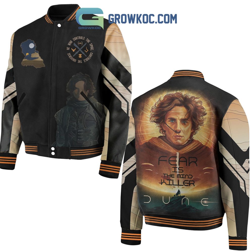 Dune Inspired Jacket - Fear Is The Mind Killer Design , Stylish &amp; Bold Outerwear