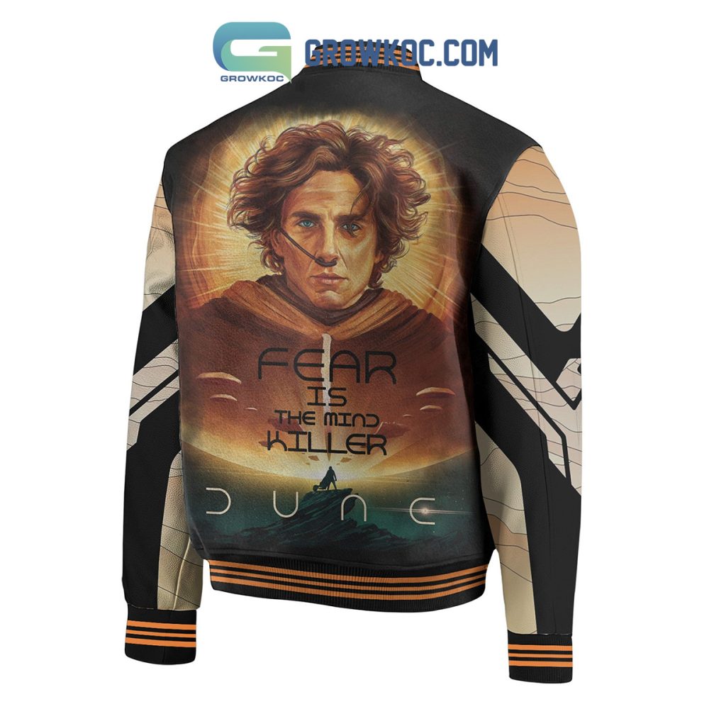 Dune Inspired Jacket - Fear Is The Mind Killer Design , Stylish &amp; Bold Outerwear
