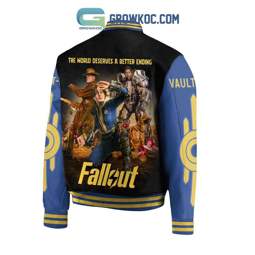 Limited Edition Fallout 76 Varsity Jacket - Vault-Tec Design, Premium Quality