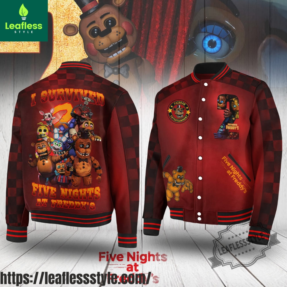 Five Nights At Freddys Baseball Jacket
